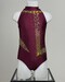 Justaucorps d'occasion GR prune, vue de face, taille 8-10 ans
