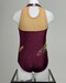 Justaucorps d'occasion GR prune, vue de dos, taille 8-10 ans