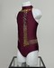Justaucorps d'occasion GR prune, vue de profil gauche, taille 6-8 ans